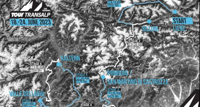 Tour Transalp, dall'Austria al Garda con arrivo finale ad Arco