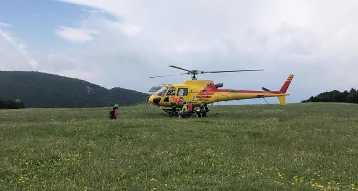 Vervò, cade dal muretto mentre raccoglie mele: 42enne ferito alla testa