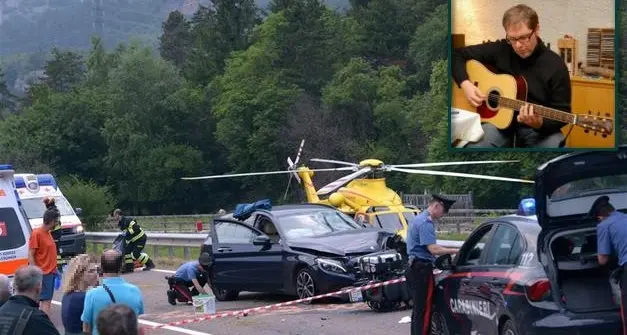 Lo schianto auto-moto a Vezzano: è morto nella notte Marco Carner, 57 anni, residente in zona