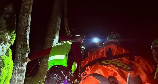 Ferito e bloccato nella forra del Grigno: spagnolo recuperato con un difficile intervento