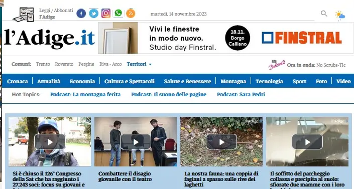 Un nuovo canale WhatsApp dell'Adige per essere sempre informati