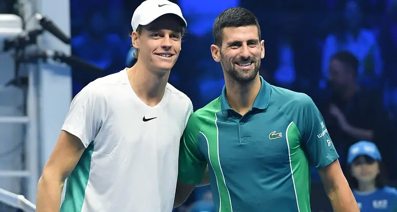 Sinner: \"Nole, sei ispirazione per noi giocatori\". Djokovic: \"Jannik, potrai vincere gli slam\"