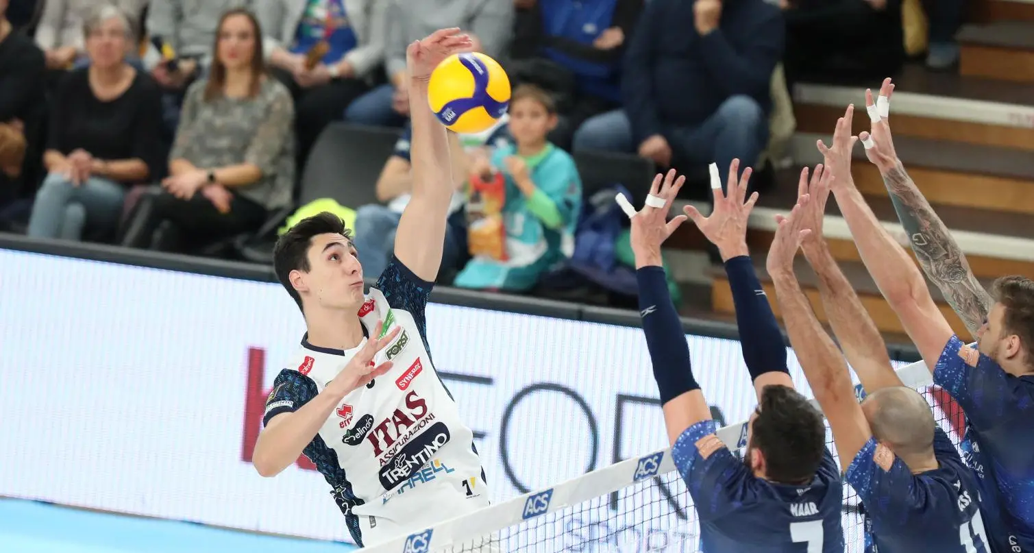 L’Itas Trentino piega anche Monza: finisce 3-1, Michieletto e compagni svettano in classifica