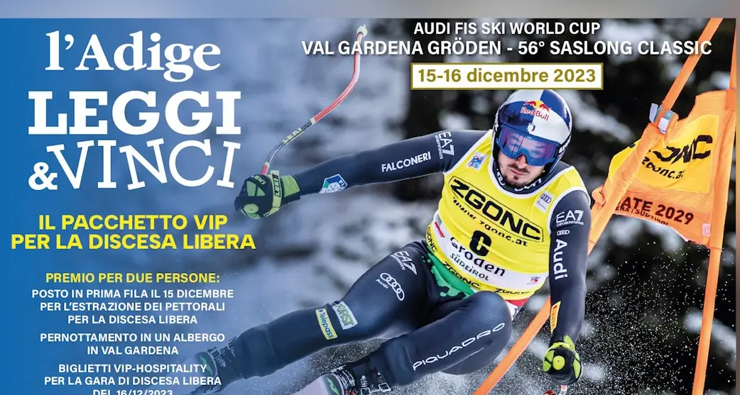 Un grande concorso per i nostri lettori: leggi l'Adige e vinci la mitica Saslong