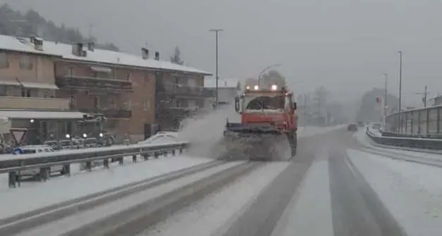 Dopo le piogge intense e un giorno di sole, in Trentino tornano le nevicate