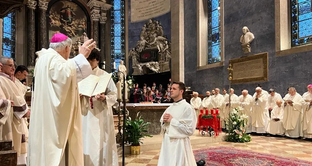 Alberto Bolognani ordinato diacono a 27 anni nel giorno dell'Immacolata