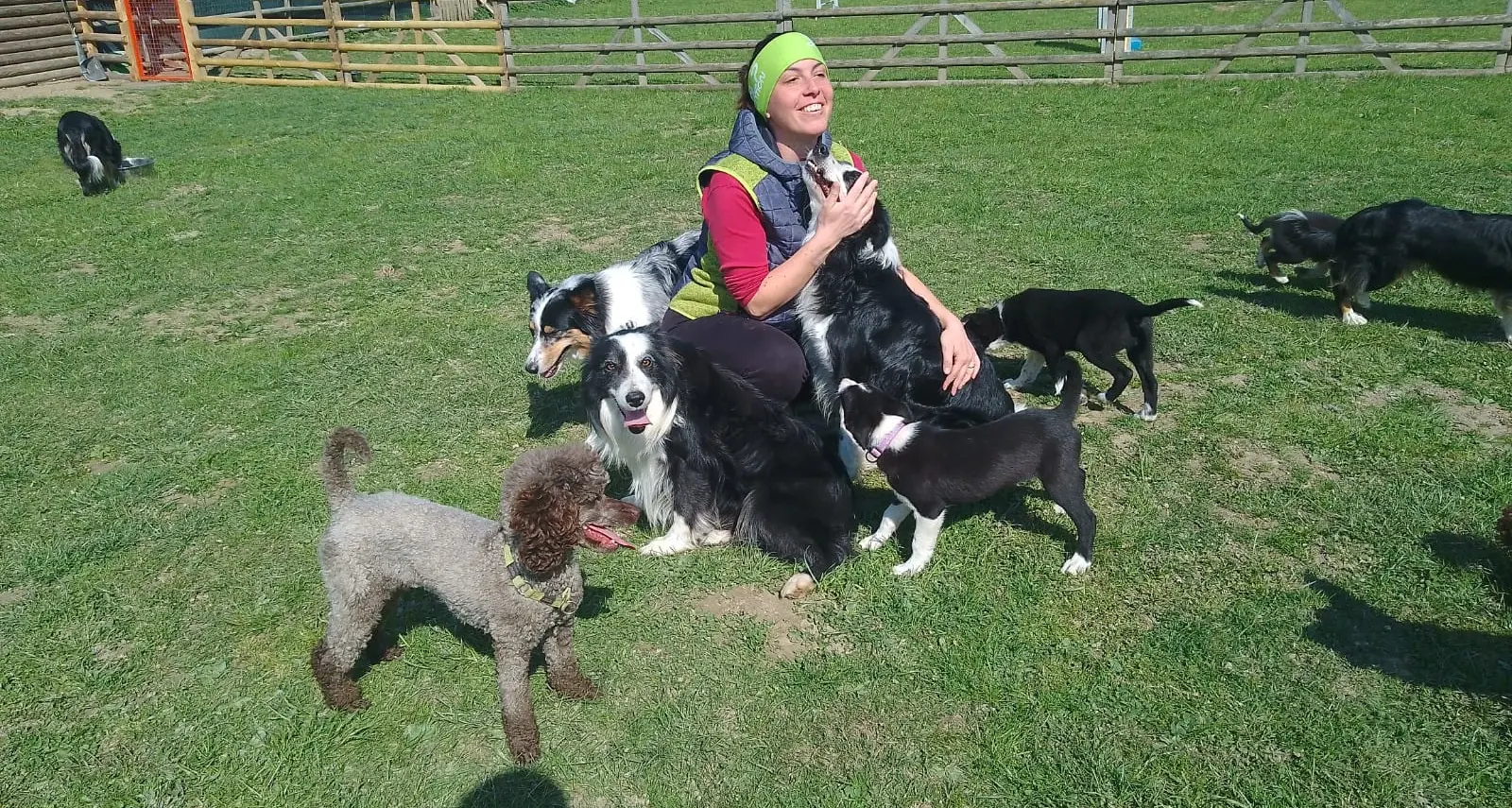 Jessica Caumo e la cagnolina Kim, coppia vincente dell'agility dog