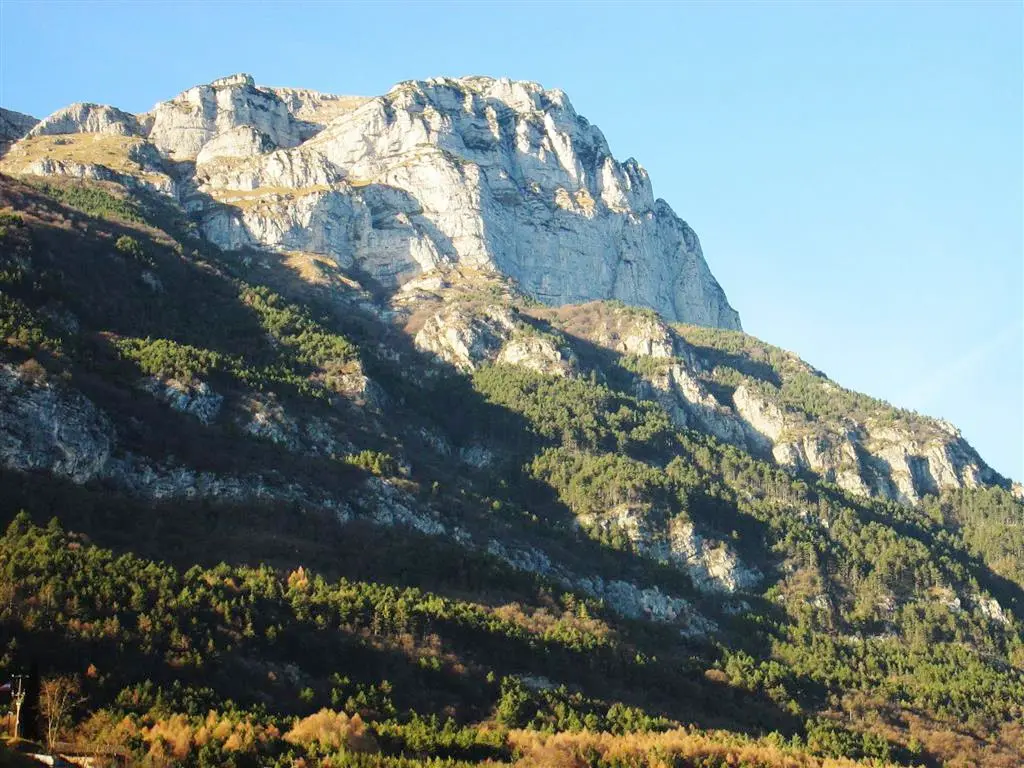 Miglioramento ambientale sul monte Gazza - la zona interessata