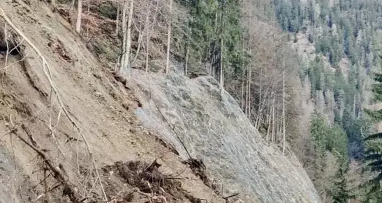 Frana blocca accesso alla val d'Ultimo, nessun ferito