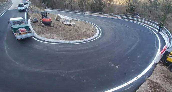 Riaperta la statale 350 di Folgaria e Valdastico, la frana un mese e mezzo fa