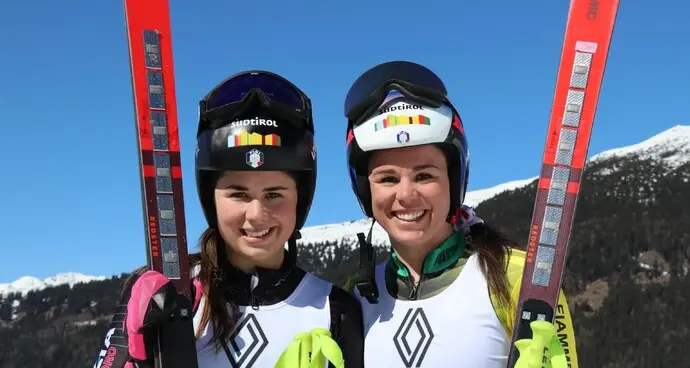 Nicol Delago campionessa italiana di discesa, sul podio anche la sorella Nadia