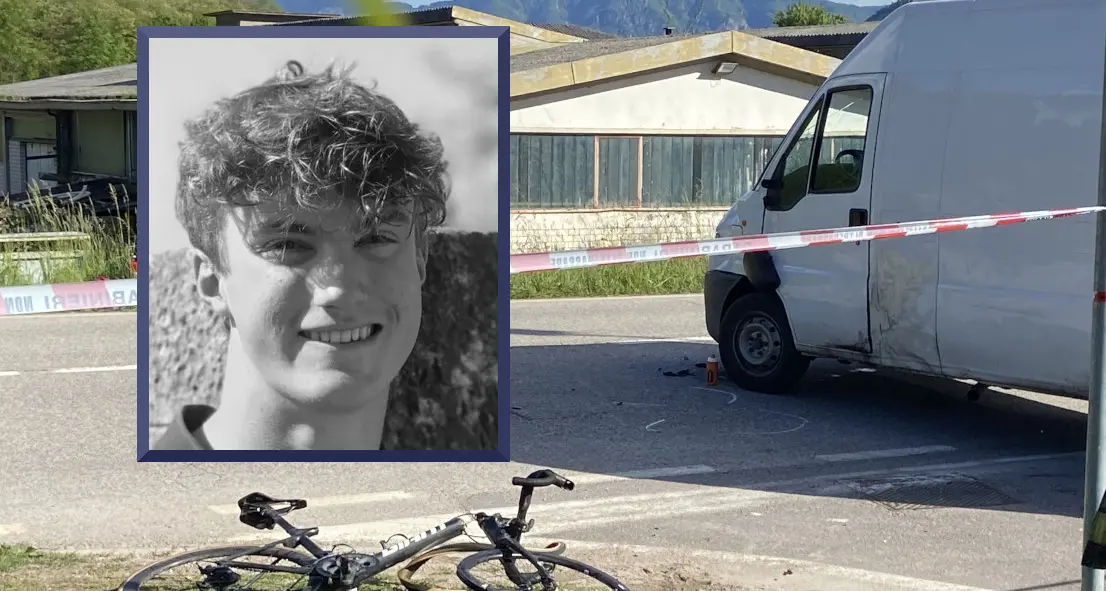 Il giovane ciclista vittima dell'incidente stradale a Civezzano, Francesco Moser: \"Non è giusto morire così\"