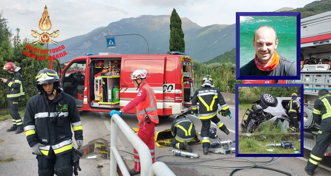 Tragico schianto a Riva: vettura fuori strada, perde la vita Lorenzo Armellini