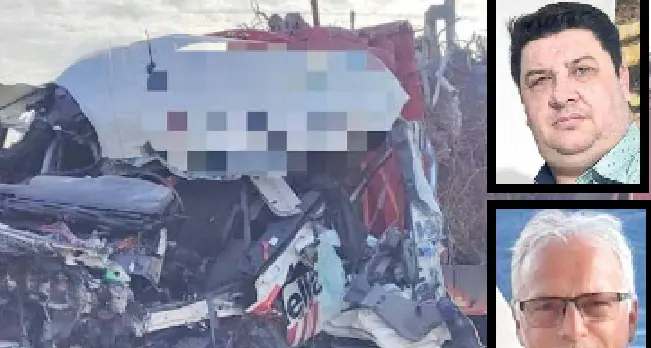 Frontale tra camion, il grande dolore dei parenti e amici di Renzo e Costel