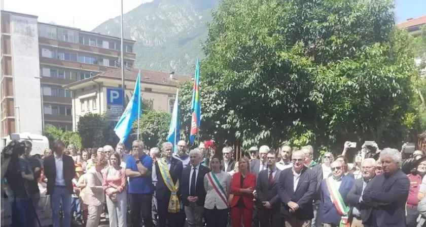 A Trento nuovo ricordo di Giacomo Matteotti, inaugurata targa commemorativa
