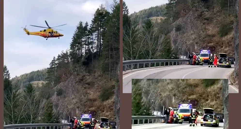 Cade in moto a Brusago: un sedicenne soccorso in codice rosso