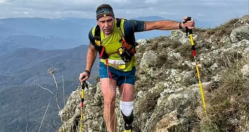 Alessandro Colombo a Mezzocorona sul tetto del mondo: in meno di 24 ore l'atleta paralimpico \"scala\" l'Everest