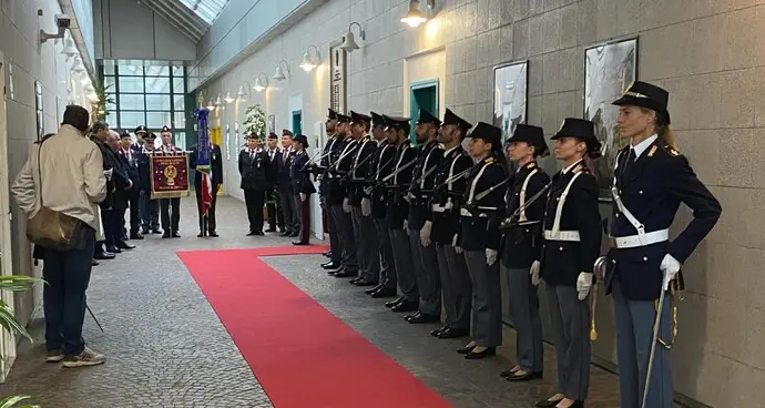 Trento, cerimonia in memoria dei caduti in servizio della polizia di Stato