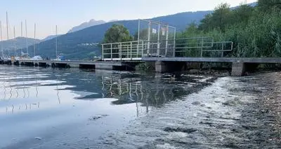 Mucillagine nel lago, «sconsigliata» la balneazione a San Cristoforo