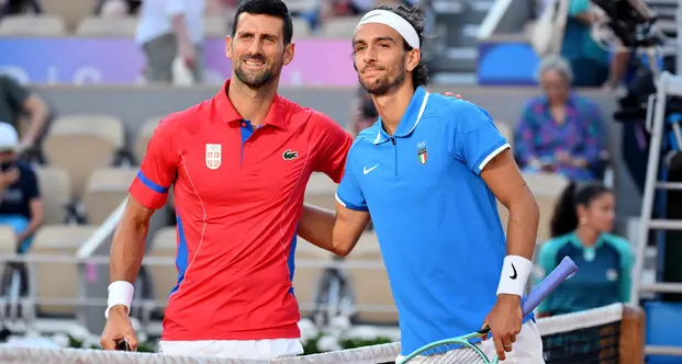Sfuma il sogno di finale per Musetti, vince Djokovic 2-0