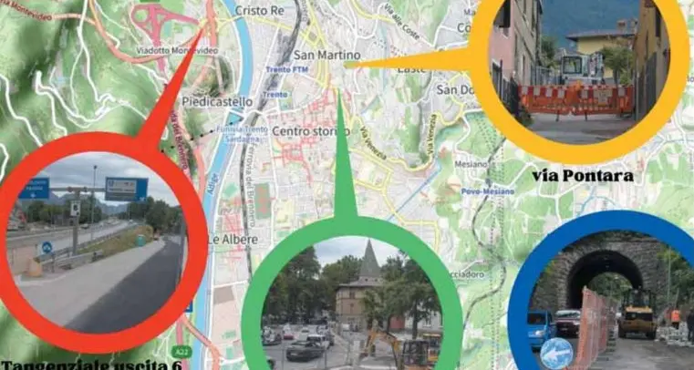 A Trento l’estate dei cantieri non è ancora finita: ora il rush finale