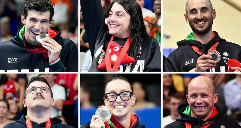 Pioggia di medaglie azzurre nella prima giornata dei Giochi paralimpici