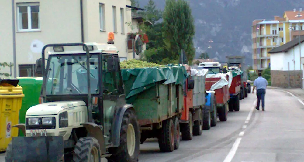 Trattori e vendemmia, i controlli dei carabinieri agitano il paese