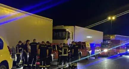 Maltempo, colonna mobile trentina in azione nell'area di Bologna