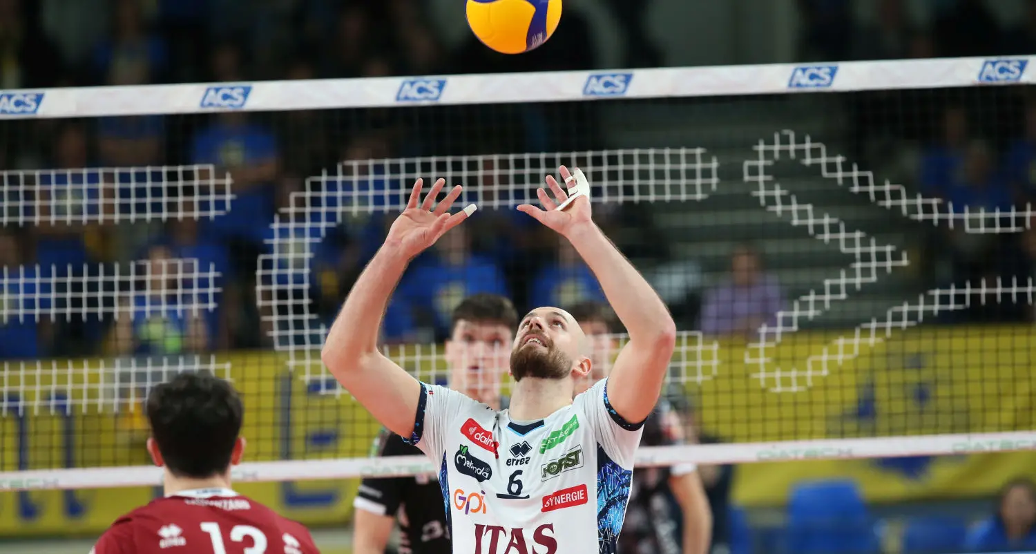A Civitanova passo falso dell'Itas: i marchigiani si impongono 3-1