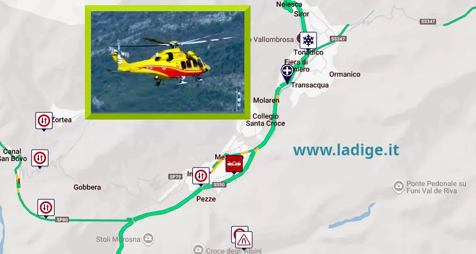 Mezzano, pick-up si ribalta: un ferito soccorso in codice rosso