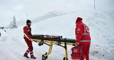 Serie di incidenti sulle piste da sci del Trentino, vari interventi dell'elicottero