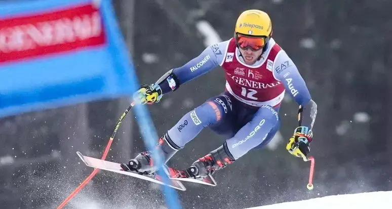 Uno straordinario Mattia Casse vince il super-G in val Gardena