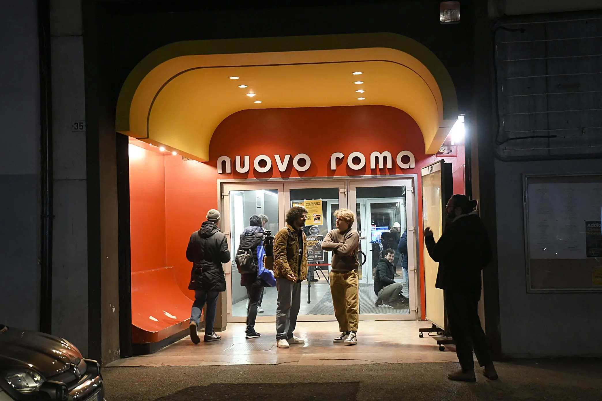 ULTIMA SERATA DI PROIEZIONI PER CHIUSURA DEL CINEMA NUOVO ROMA TRENTO 21 GENNAIO 2025 FOTO PAOLO PEDROTTI