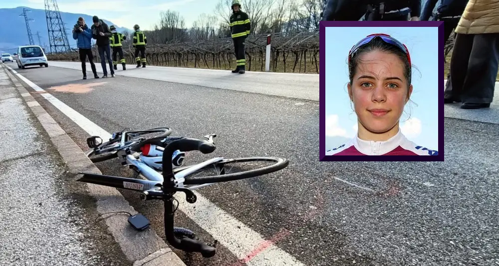 Tragedia in piana Rotaliana: la giovane ciclista Sara Piffer travolta e uccisa da un'auto
