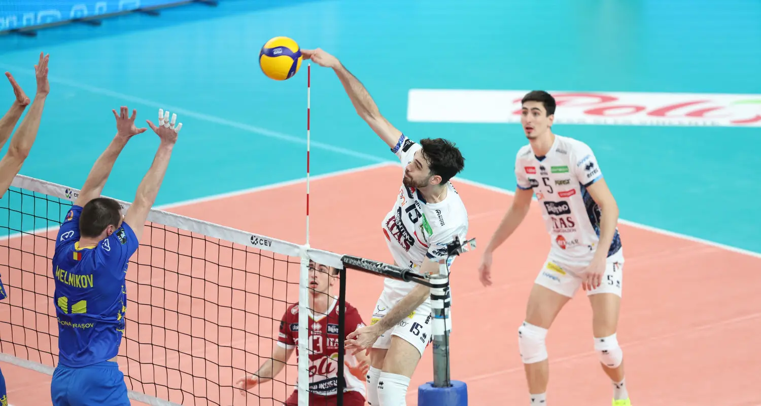 Missione compiuta per l’Itas in Coppa Cev: ai quarti dopo il 3-0 sui rumeni del Csm