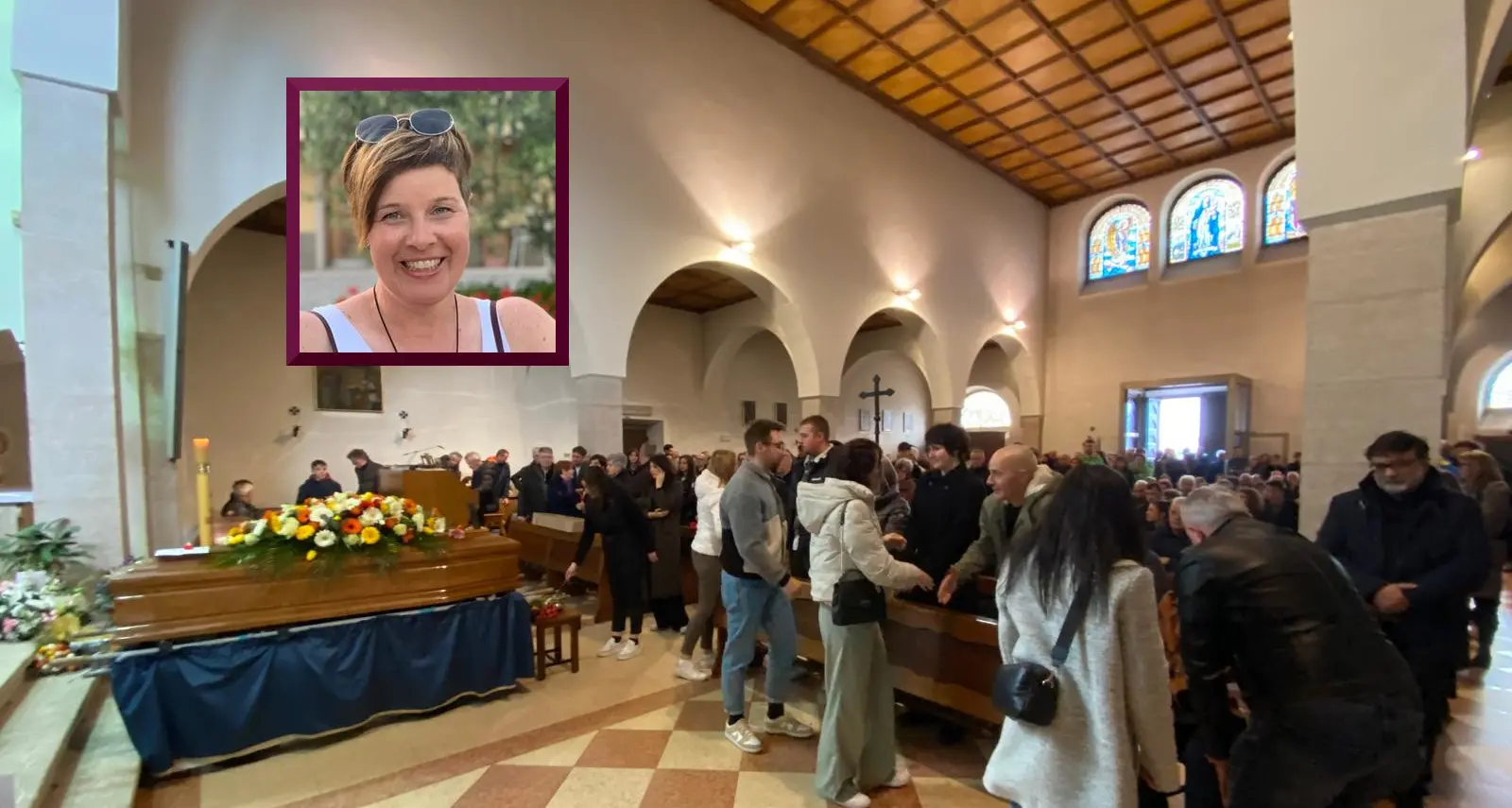 Albiano, una folla immensa per il commosso addio a Karen Demozzi