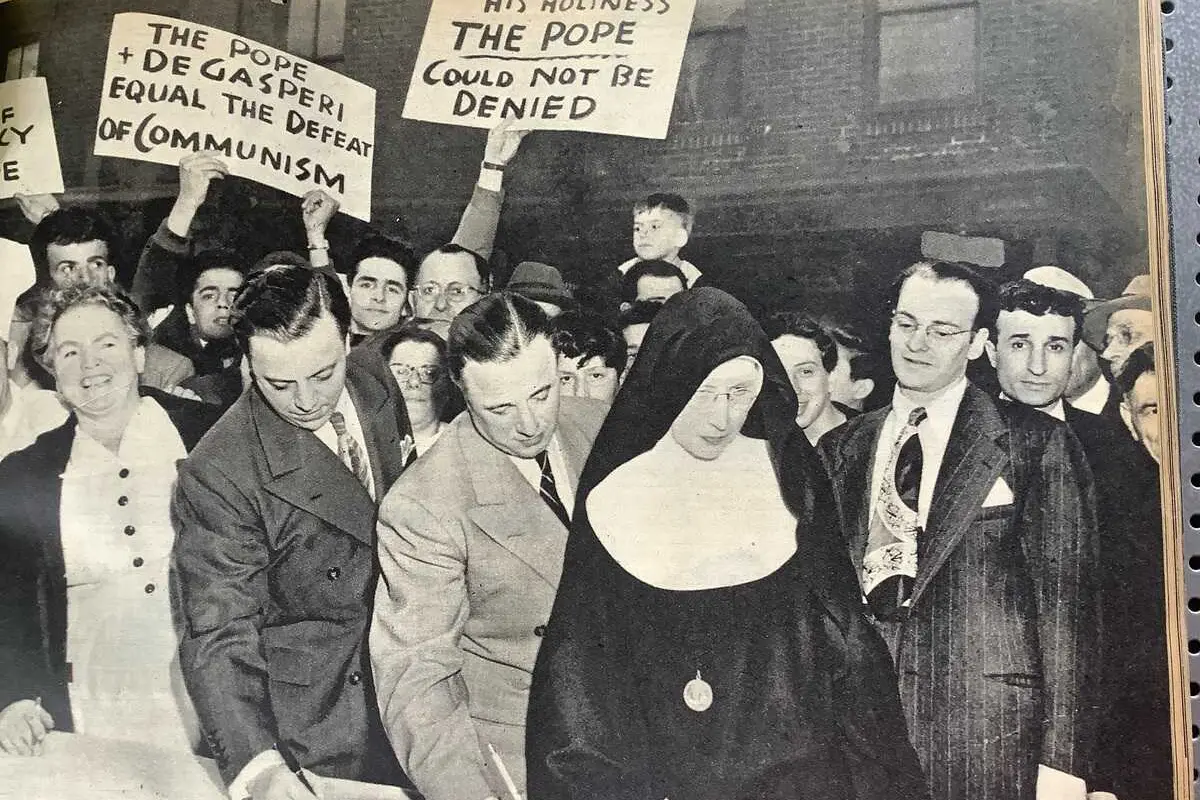 La nuova Repubblica e gli incontri di Edo Benedetti con Alcide Degasperi