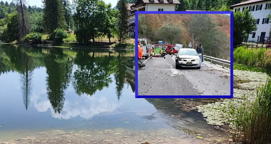 Al lago di Cei auto e moto sfrecciano troppo, l'appello: «Serve la polizia locale sempre»