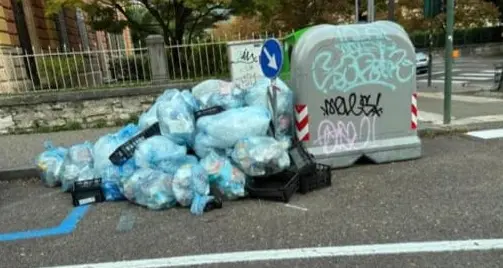 Rovereto, aumenta l’abbandono dei rifiuti anche in centro. Lui: \"Cittadini esasperati\"