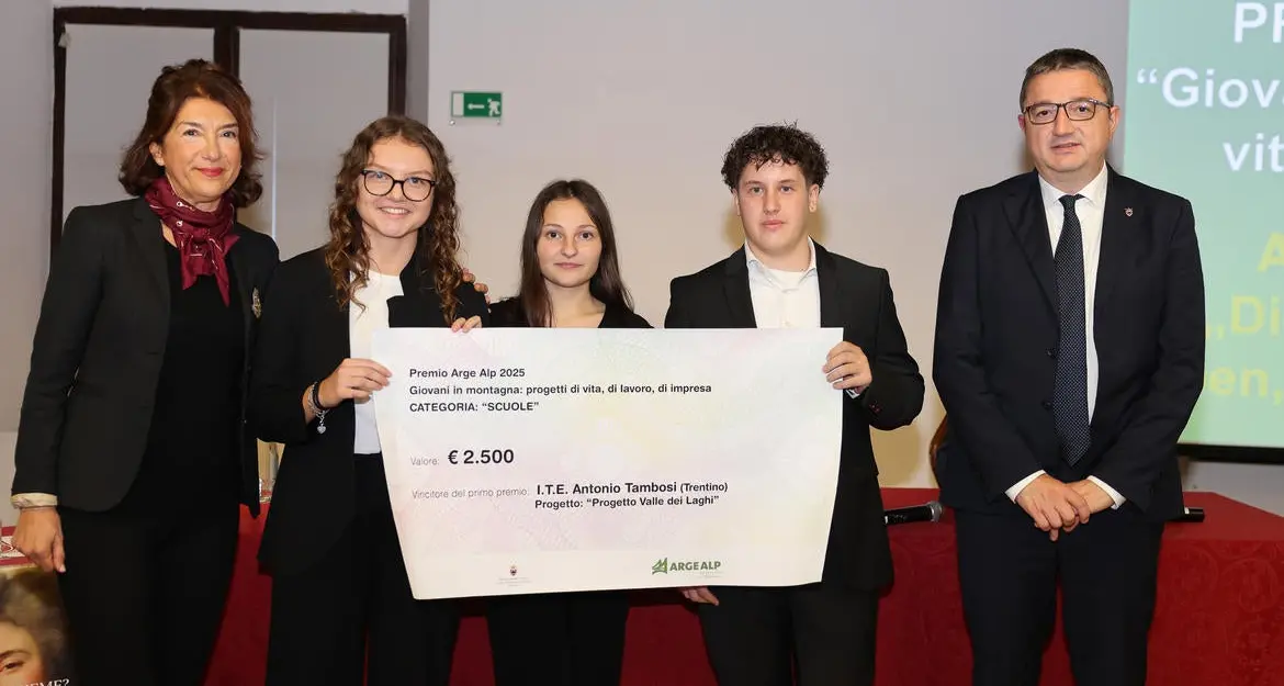 Giovani e montagna, il Trentino protagonista al Premio Arge Alp 2025