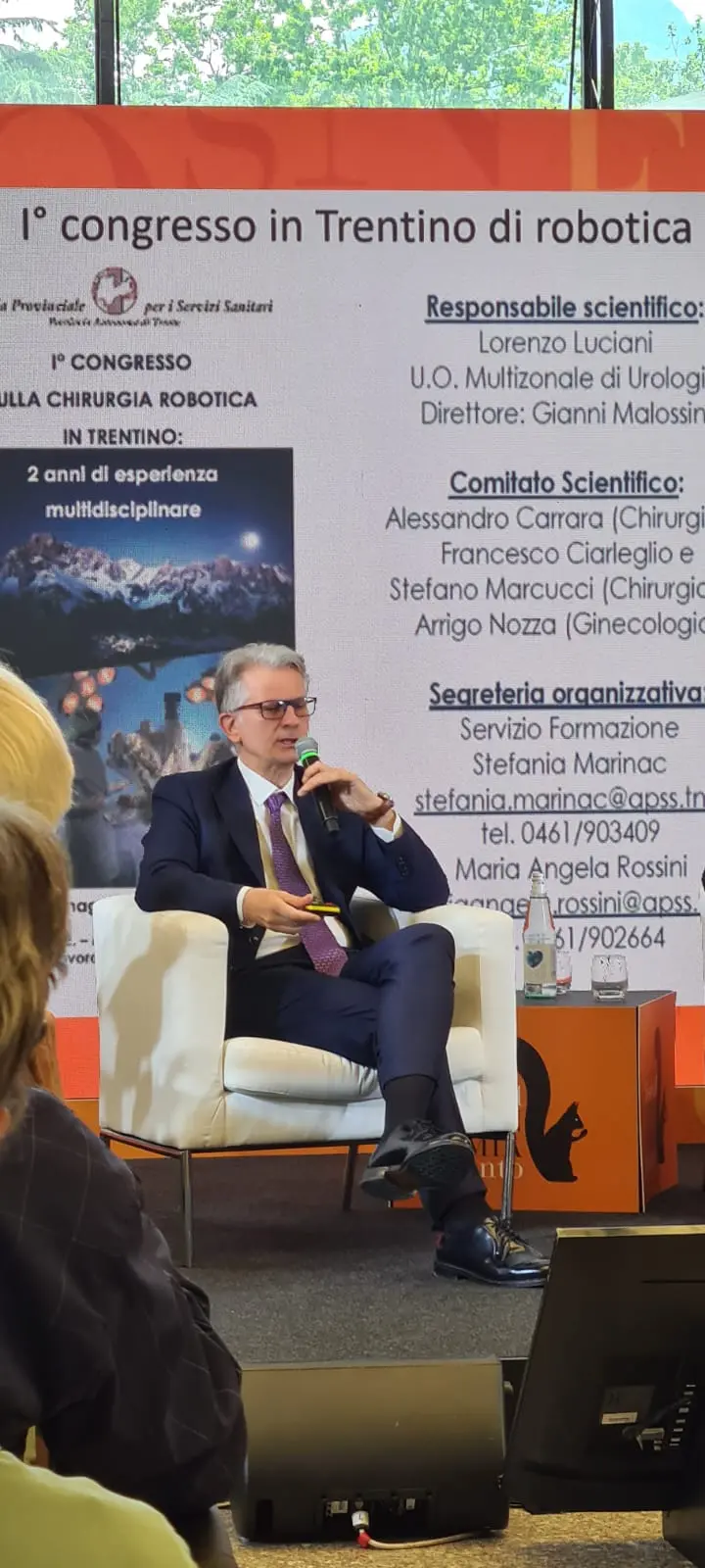 Lorenzo Luciani, un grande esperto di chirurgia robotica nuovo primario di Urologia a Rovereto