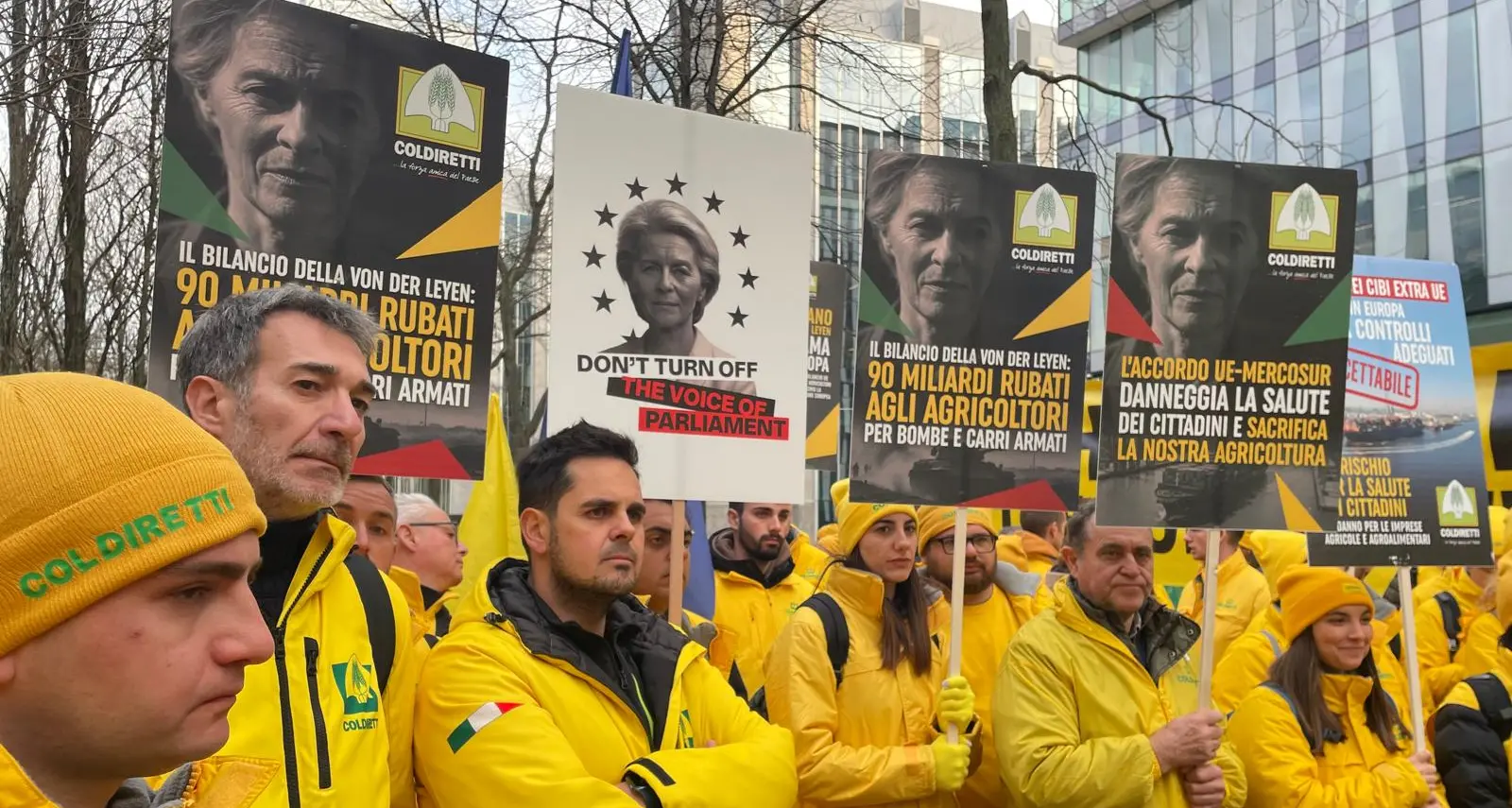 Coldiretti, in cento dal Trentino Alto Adige a Bruxelles contro i tagli Ue