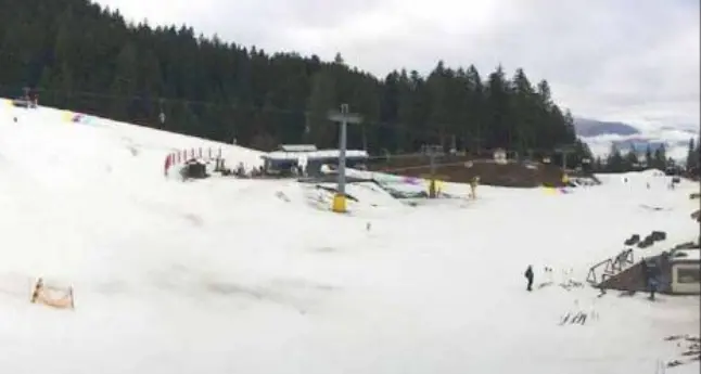 Acqua sulla neve, piste da sci a rischio in Trentino