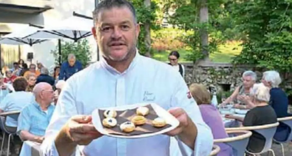 Peter Brunel cucina per gli anziani: il suo piatto entra nel menù della residenza