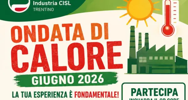 Caldo record nelle fabbriche: la Cisl chiede stop al lavoro nelle ore critiche