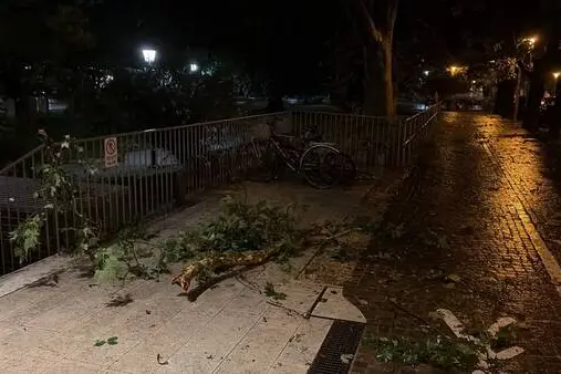 Violento temporale su Trento: grandine e pioggia a catinelle