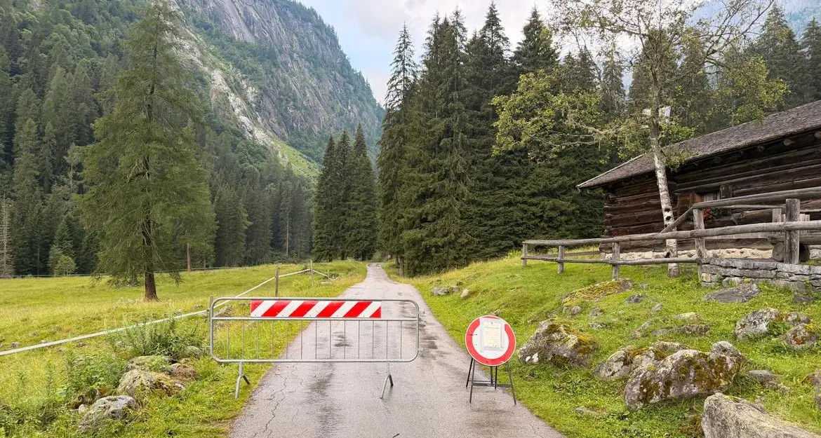 Val Genova, da giovedì 2 luglio riapre la strada: resta il monitoraggio meteo