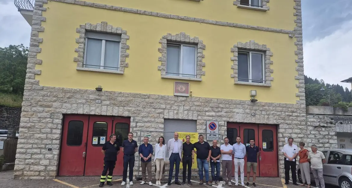 Al via i lavori per la caserma di Cinte Tesino. E dal 2 luglio arrivano 850 allievi per il campeggio provinciale