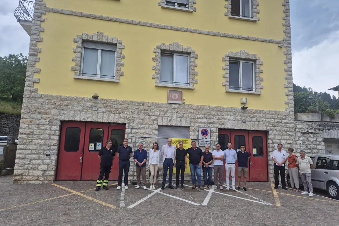 Al via i lavori per la caserma di Cinte Tesino. E dal 2 luglio arrivano 850 allievi per il campeggio provinciale