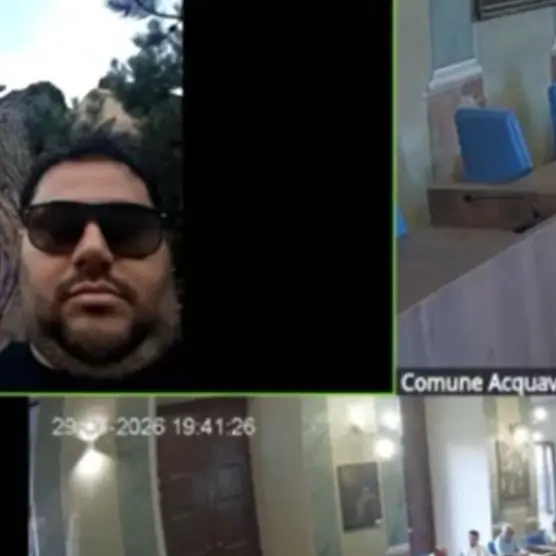Consigliere comunale pugliese segue il dibattito da Gardaland e vota in video